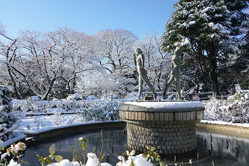 画像：里見公園の噴水