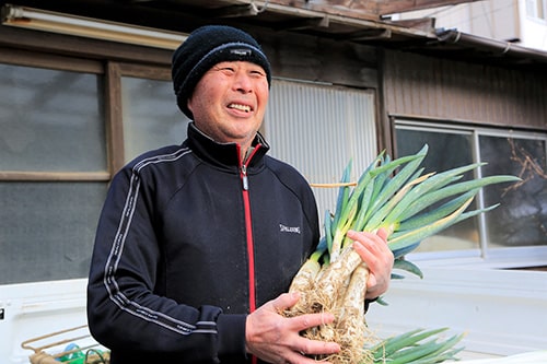 画像:市川のねぎと生産者