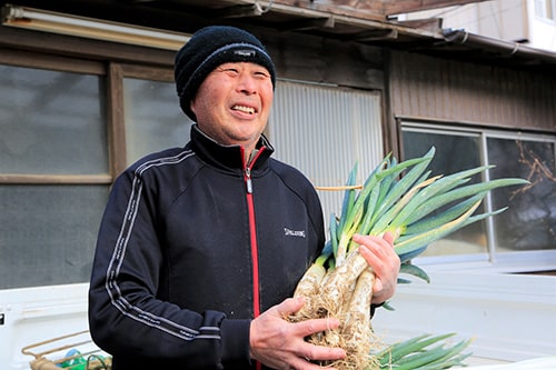 画像：市川のねぎと生産者