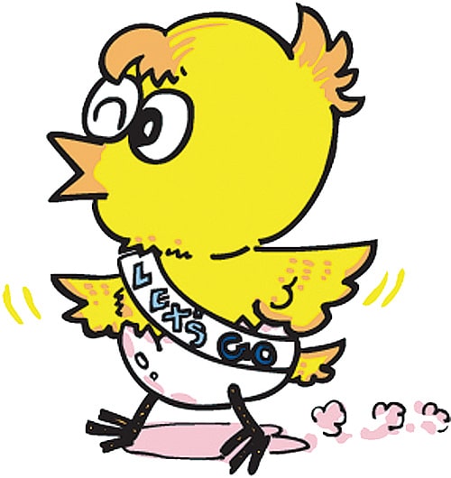 イラスト：市川市明るい選挙シンボルキャラクター せんぴょちゃん