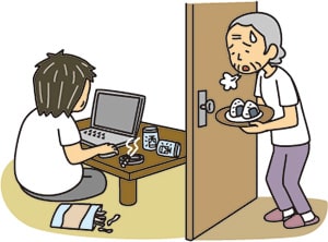 イラスト:8050問題