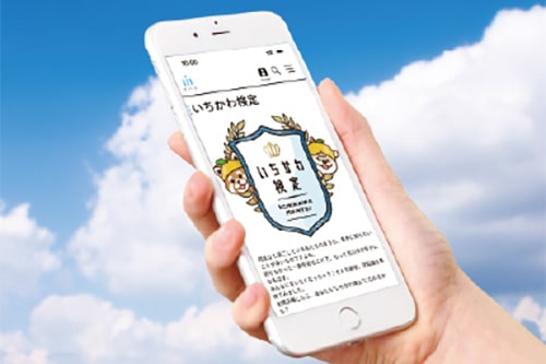 画像:スマートフォンでいちかわ検定にチャレンジ