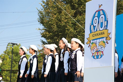 画像:市民まつりでの合唱の様子