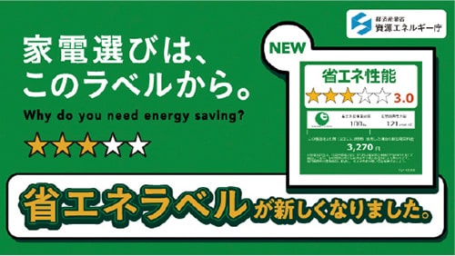 画像:省エネラベル