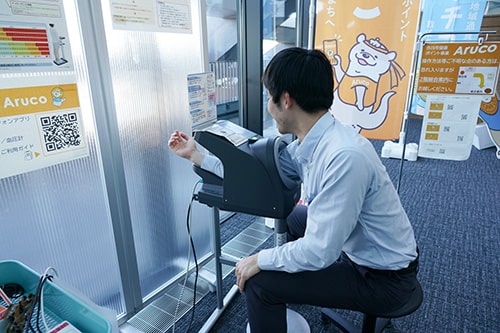 画像:測定コーナー