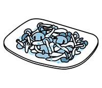 イラスト:きのこのソテー