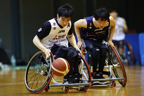 画像:車いすバスケットボール男子