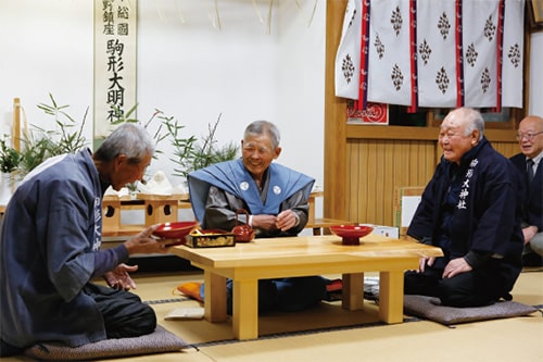 画像:御奉謝(おびしゃ)