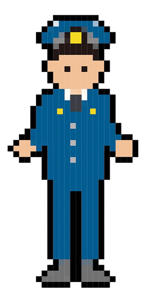 イラスト:警察官