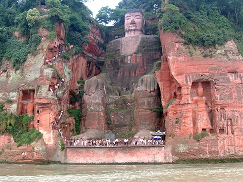 画像：世界遺産「楽山大仏」