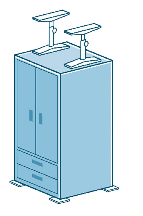 イラスト:家具固定器具