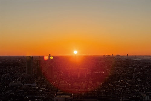 画像：今年の初日の出