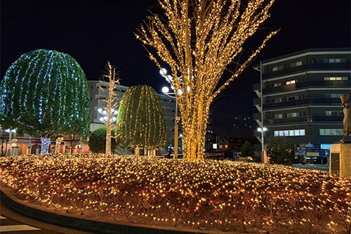 画像：過去の北国分駅