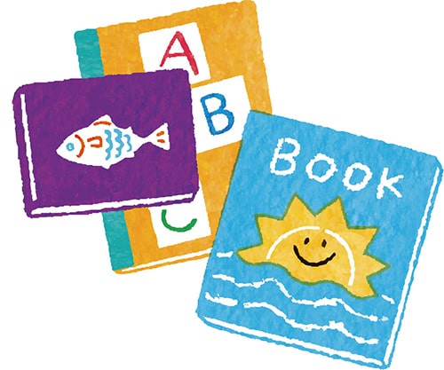 イラスト：乳幼児期からはじまる読書環境の充実