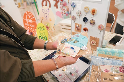 画像：丁寧に作られた商品の数々