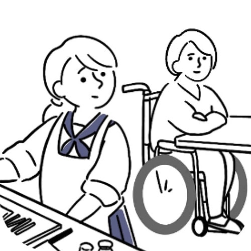 イラスト：自分だけの時間を持つこと