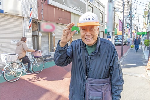 画像：ボランティアパトロール