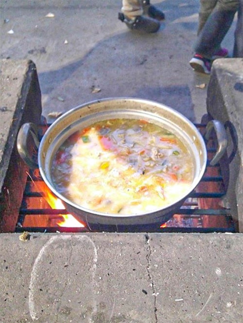 画像：できたての豚汁