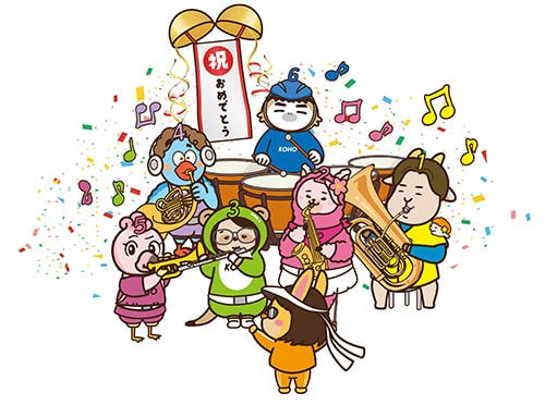 イラスト：大舞台での活躍に拍手と花束を