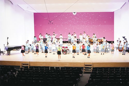 画像：秋の合唱祭でのパフォーマンス