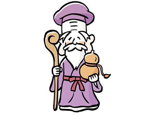 イラスト：寿老人