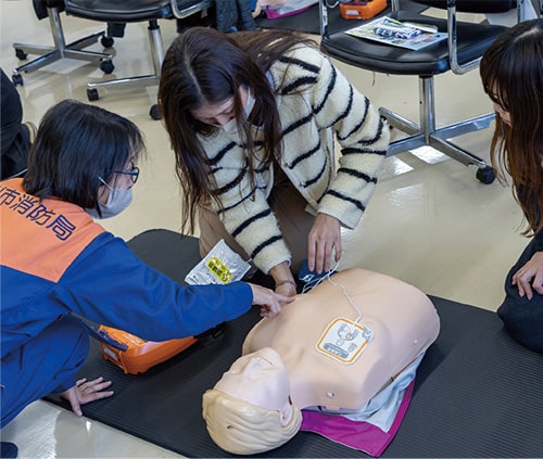 画像：職員がサポートします