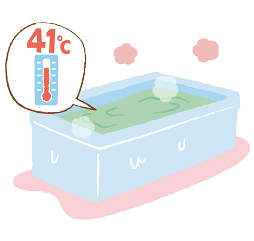 イラスト：【冬に要注意 ヒートショック】