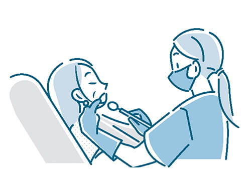 イラスト：歯周疾患検診