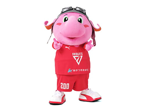 画像：千葉ジェッツ公式マスコットキャラクタージャンボくん
