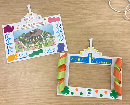 画像：「フォトフレームづくり」