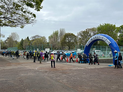 画像：元気よくスタート