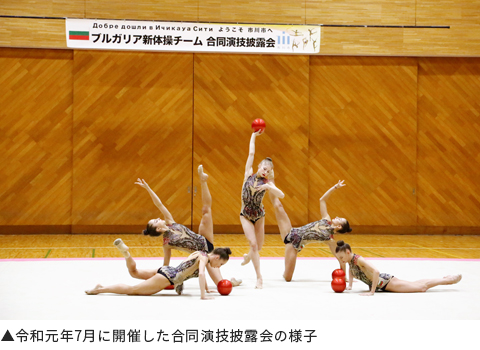 令和元年7月に開催した合同演技披露会の様子