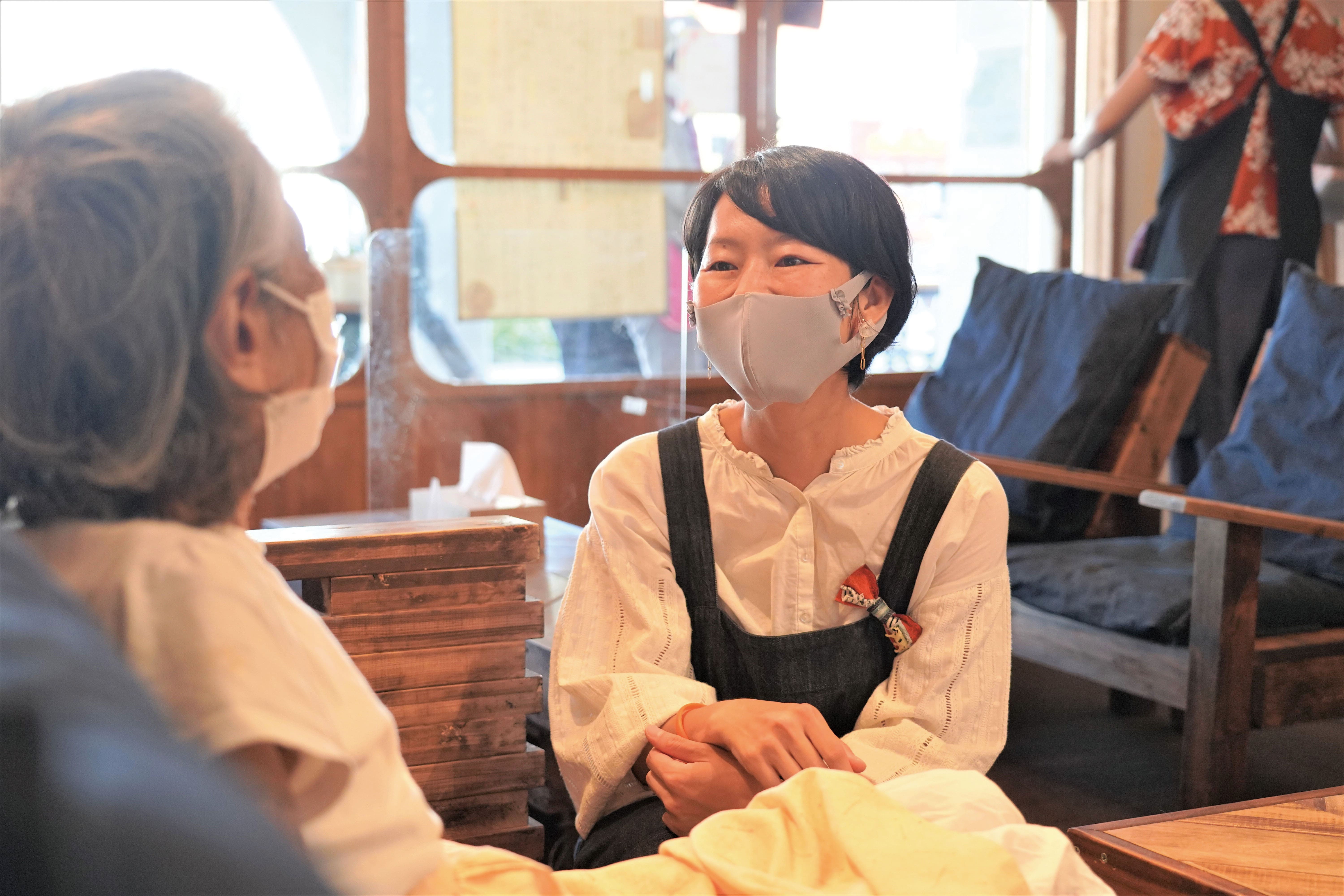 栗原優香さん(コミュニティカフェ みどりtoゆかり スタッフ)