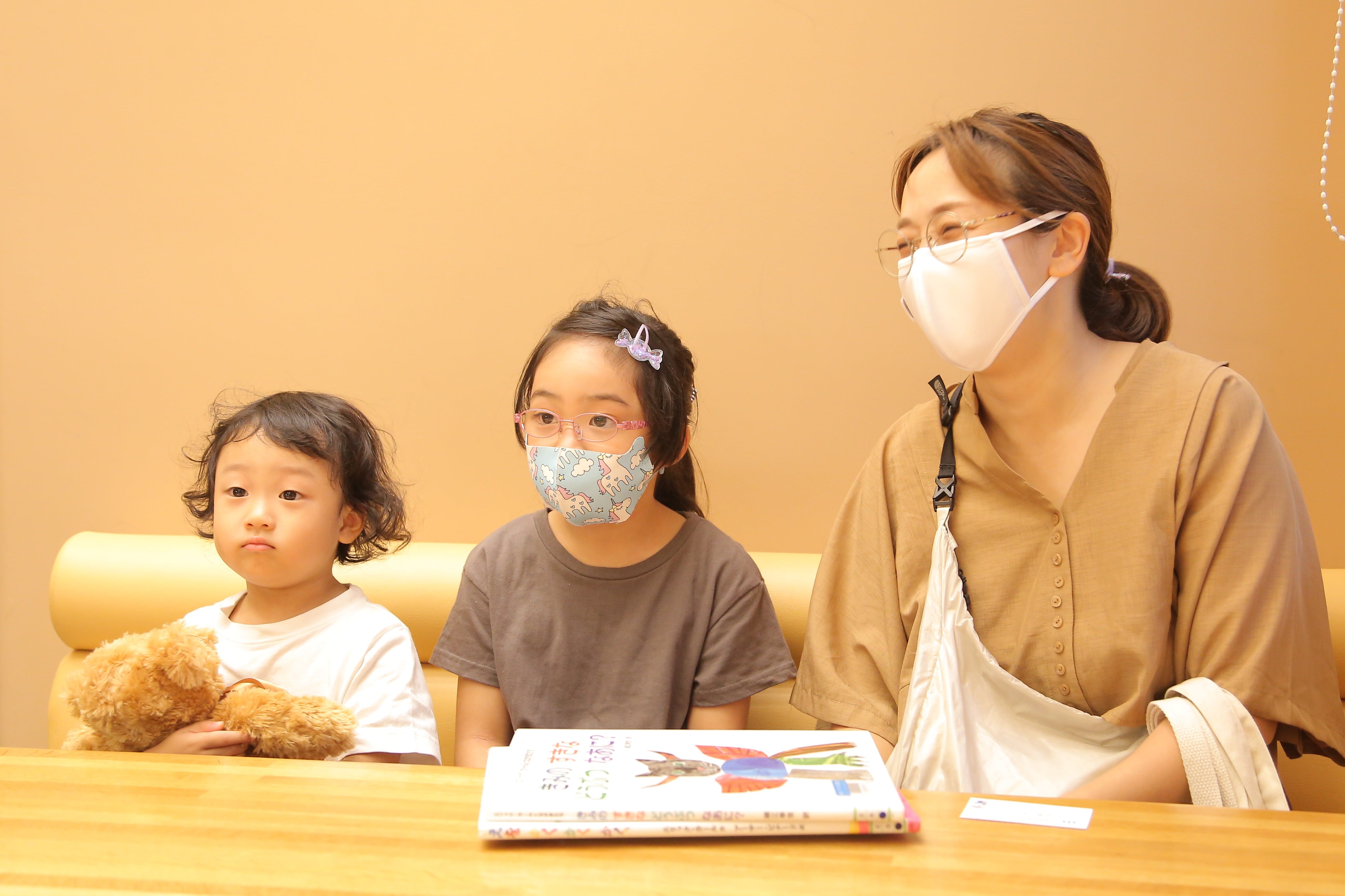 曽我部 めぐみさん ひばりさん(5歳)つぐみさん(3歳)