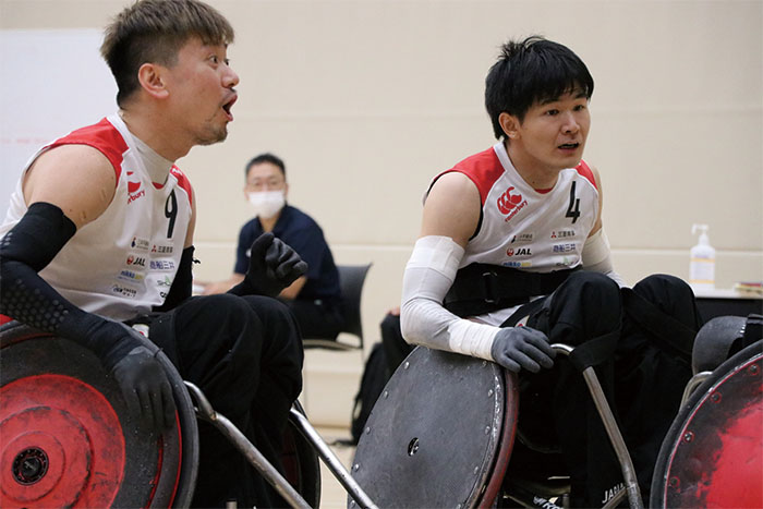 写真：車いすラグビー