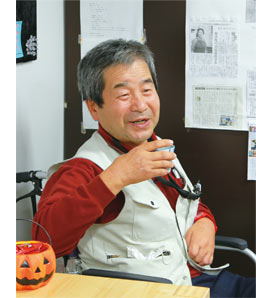 「手伝いましょうか」の声に安心/市川障害者の集い「そよ風の会」代表 山本 邦昭さんの画像