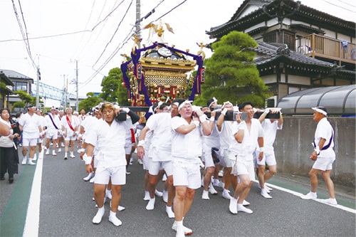 画像：基本の担ぎ