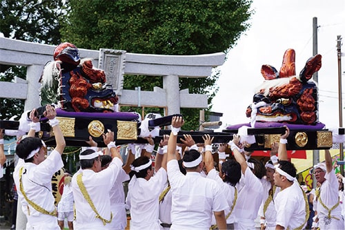 画像：下妙典の祭礼