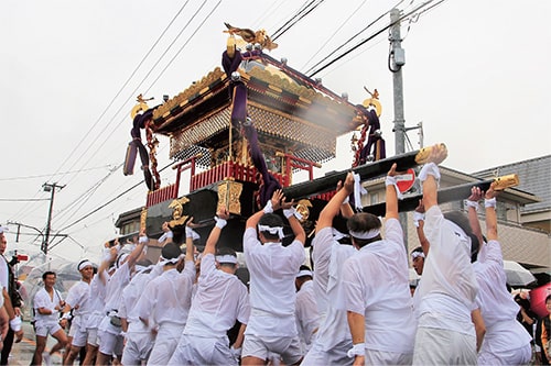 画像：五ヶ町の祭礼