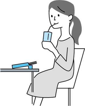 イラスト：[4]休憩