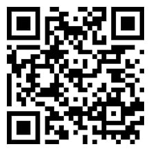 画像：オンライン更新の2次元コード