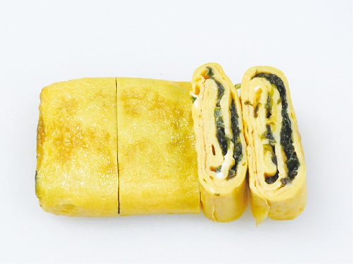 画像：生ノリ入り卵焼き