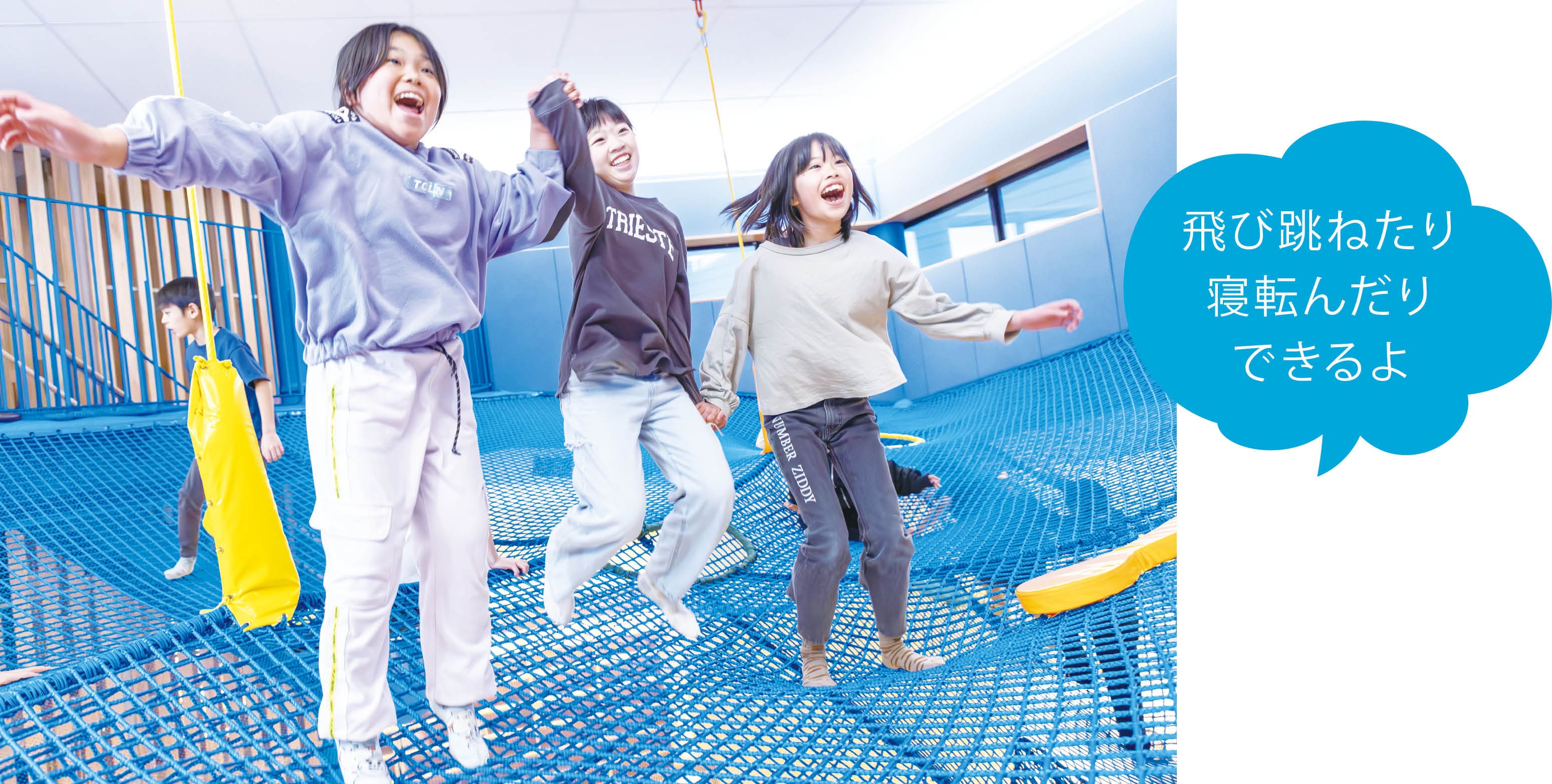 画像：ネット遊具