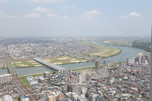 画像：アイ・リンクタウン展望施設からの眺め1