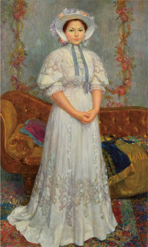 画像:中山忠彦《帽子の女》