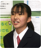 東国分中学校　服部さんの画像