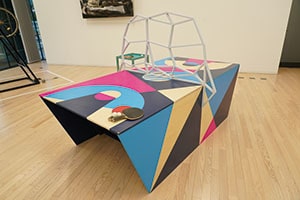 原倫太郎さんが制作した「ジオメトリック・ピンポン」の画像