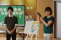 緑のカーテンをつくろう!のようす