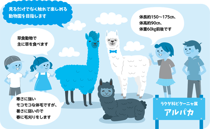 見るだけでなく触れて楽しめる動物園を目指します