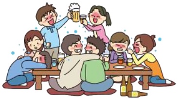 場面[2] 大人数や長時間におよぶ飲食の画像